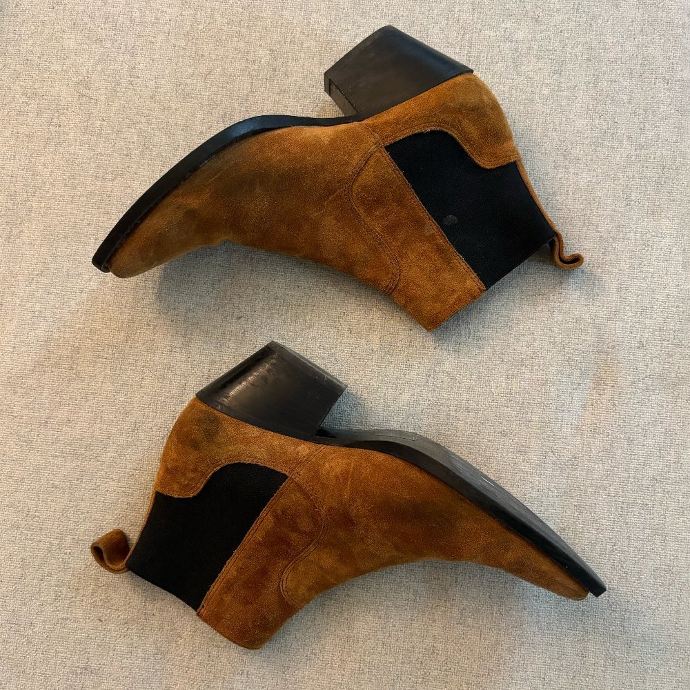 Everlane The Western Boot - Russet Suede - Size 7.5 cowboy boot